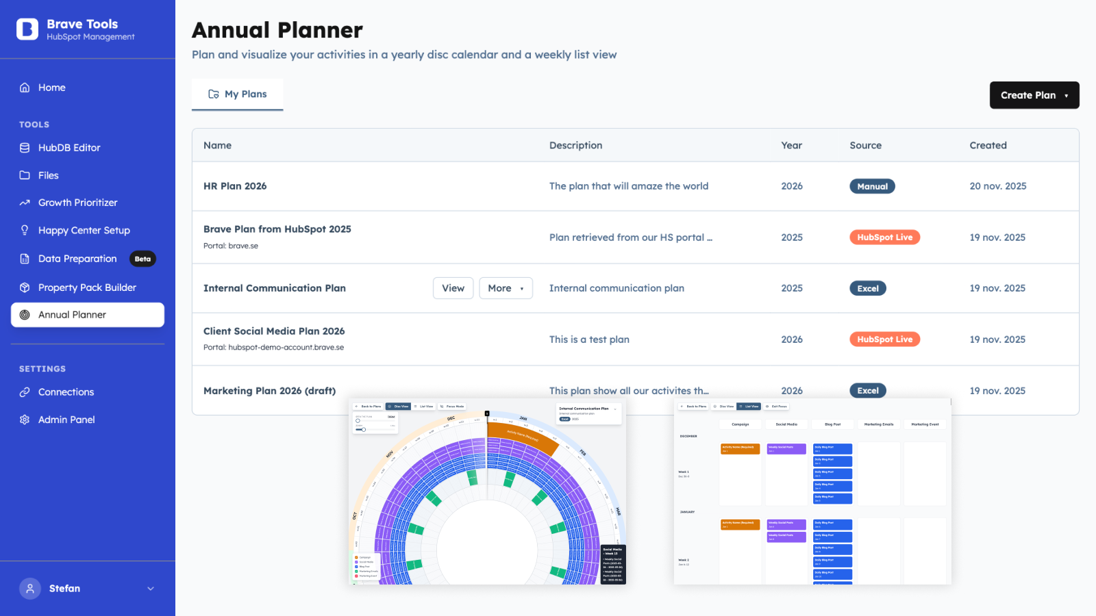 Annual Planner