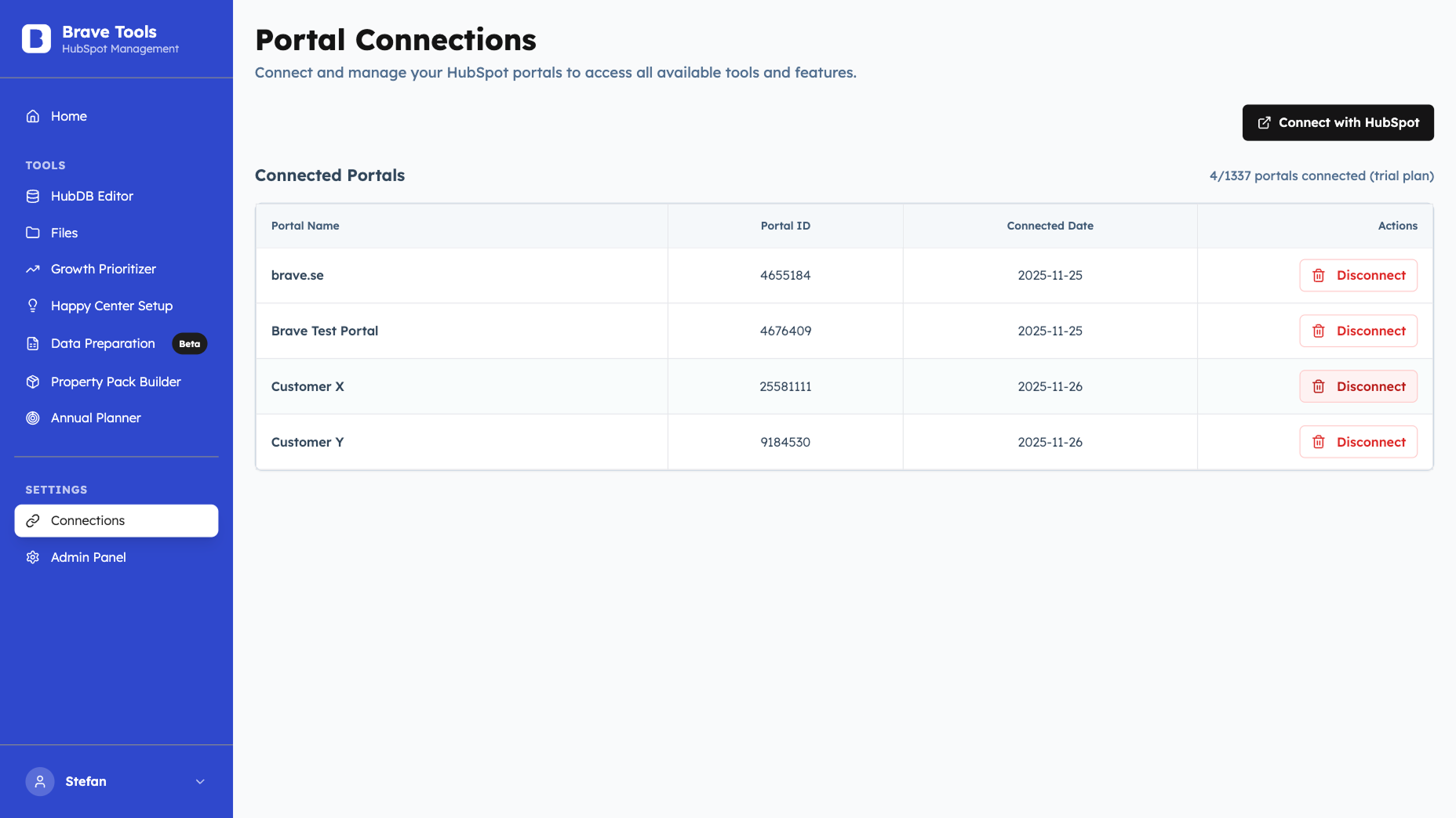 Portal Connections
