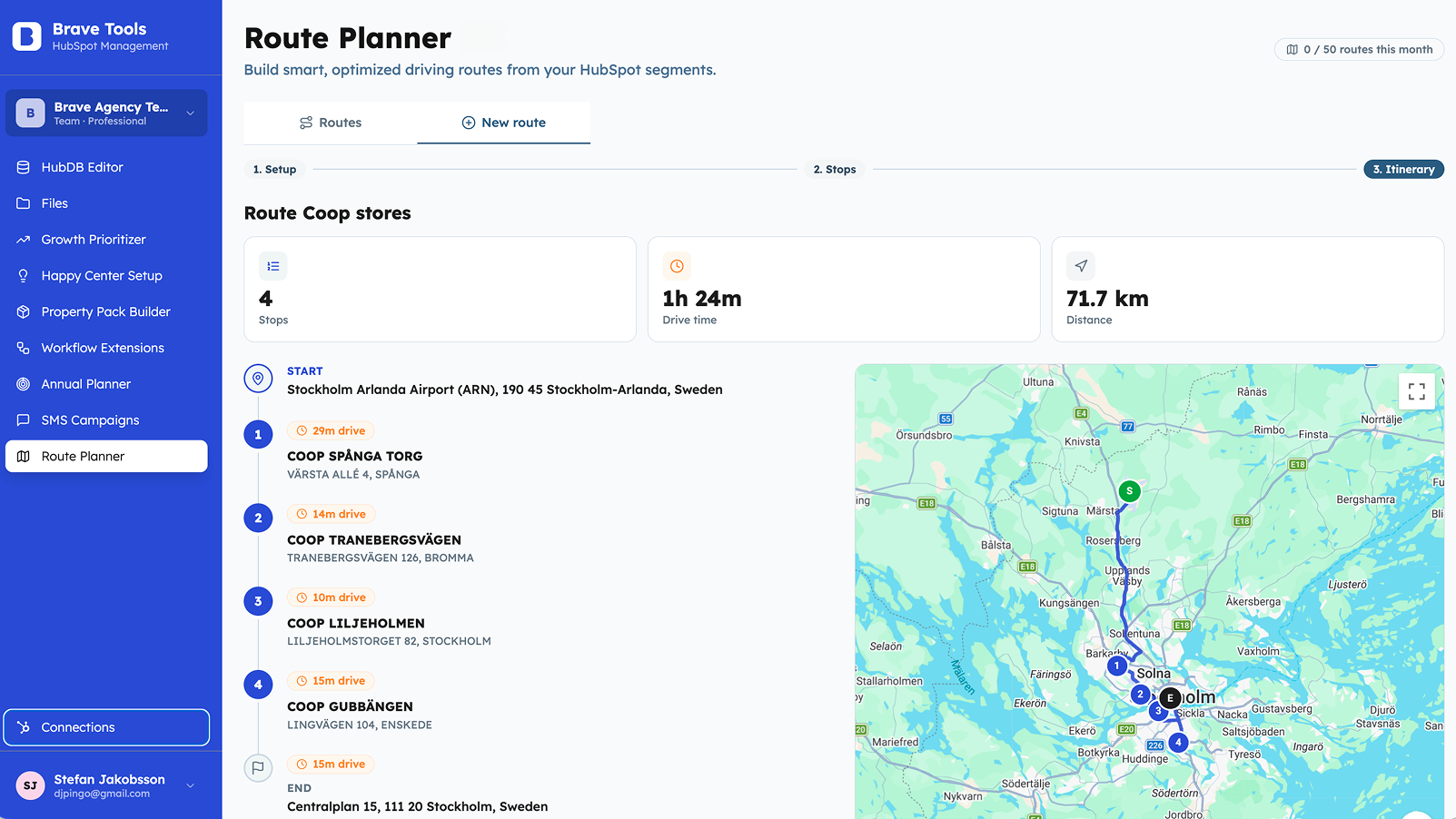 Route Planner